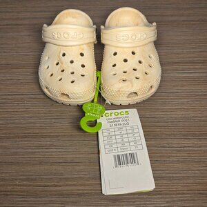 NEW!!! Crocs Classic Watercolor Marbled Clog T Waterproof – Size: C5 (Toddler)